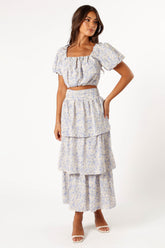 Breanna Two Piece Set - Dusty Blue